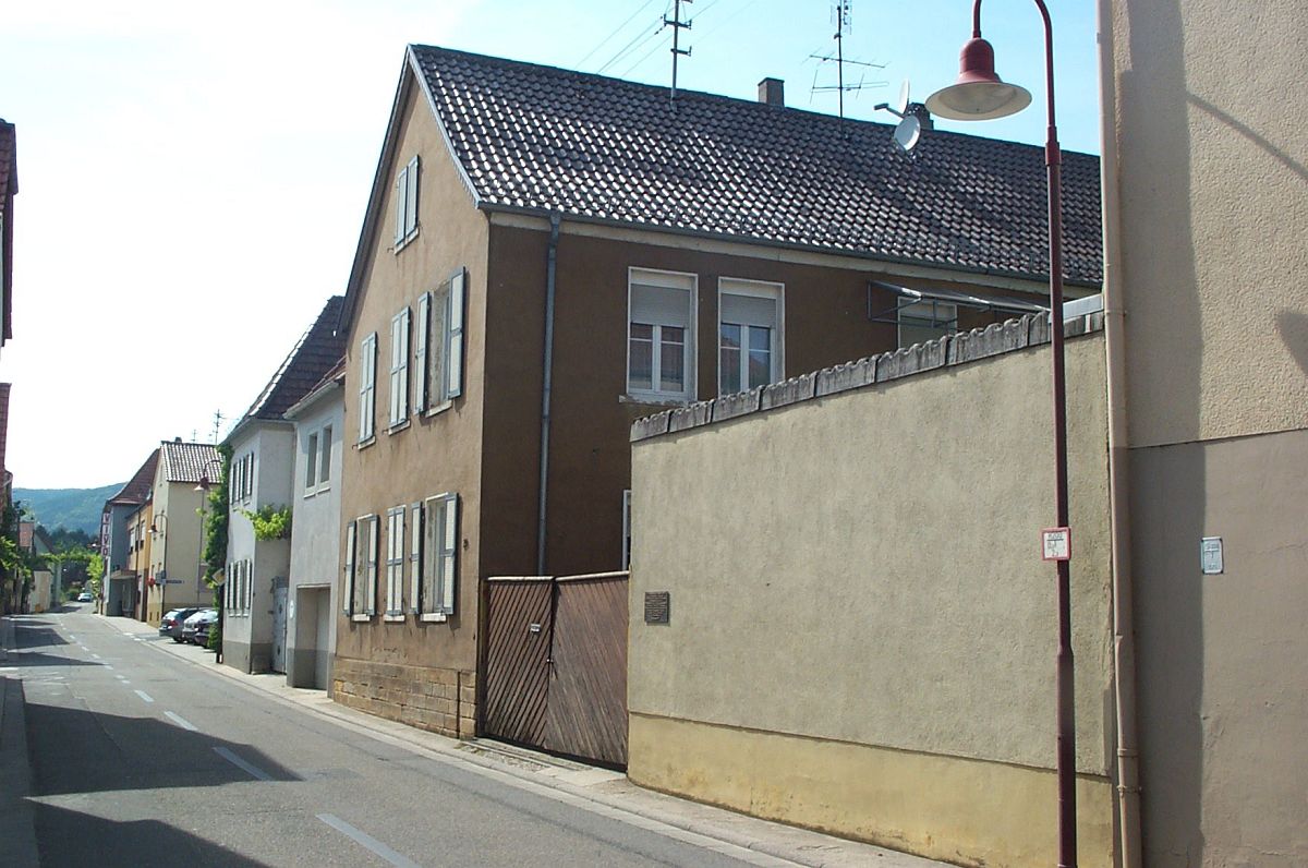 Die Synagoge in Böchingen (VG LandauLand, Kreis Südliche Weinstraße)